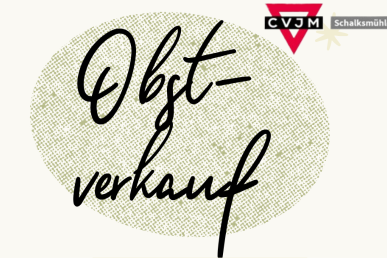 Obstverkauf f&uuml;r den CVJM-Weltdienst