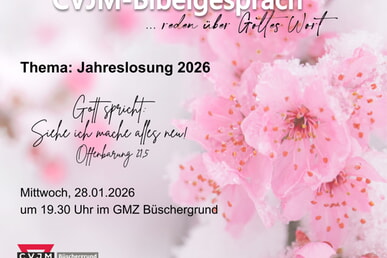CVJM Bibelgespr&auml;ch - reden &uuml;ber Gottes Wort